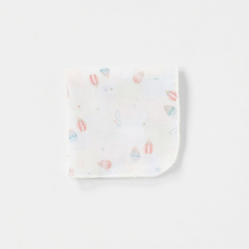 Gauze handkerchief small flower 