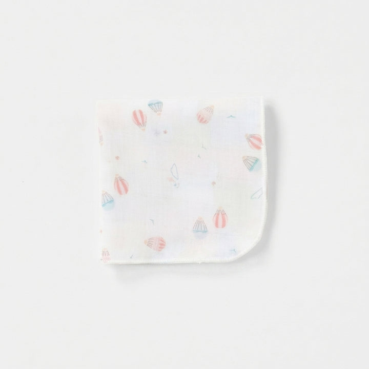 Gauze handkerchief small flower 