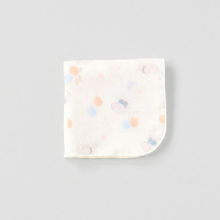 Gauze handkerchief small flower 