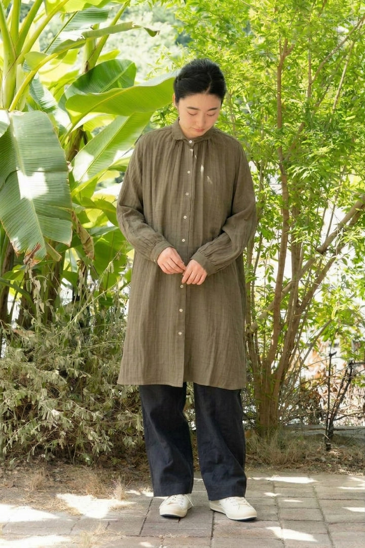 Long blouse cotton linen off 