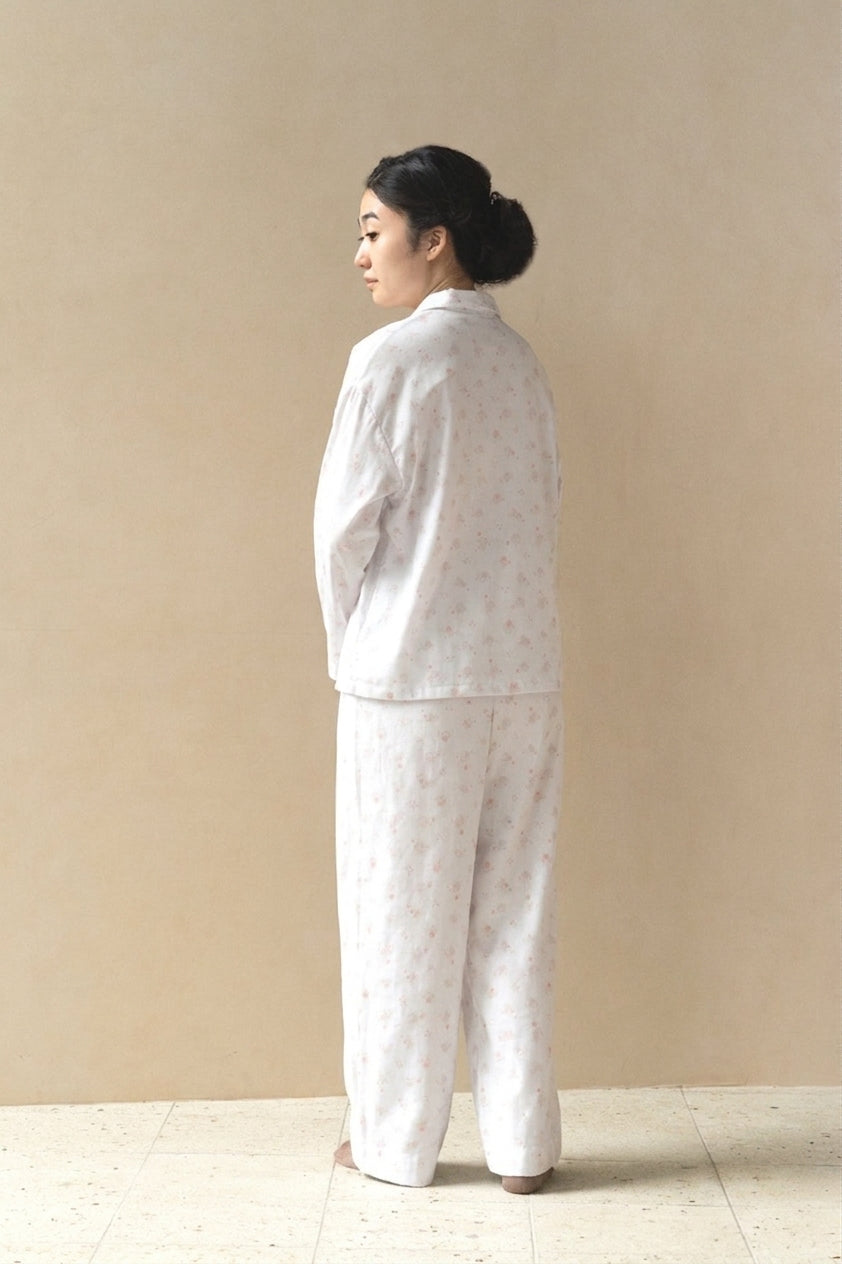 Warm gauze pajamas ladies floret 