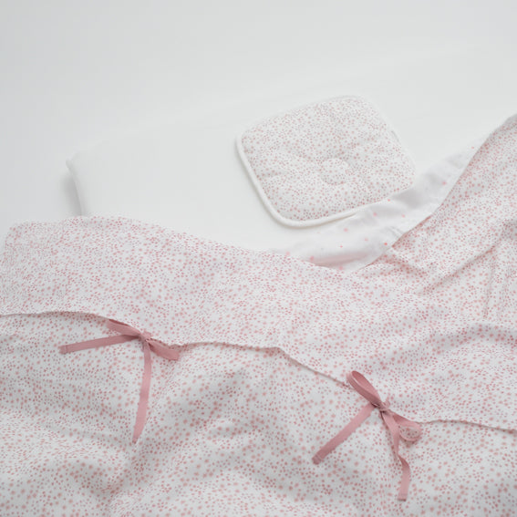 ベビー寝具6点<br>小花<br>10％OFF+送料無料