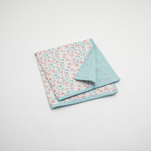 ガーゼブランケット＆ハンカチ<Br>花