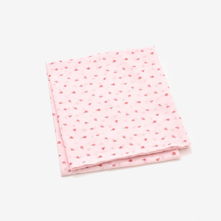 ガーゼ薄手ブランケット &てぬぐい<br>りんご