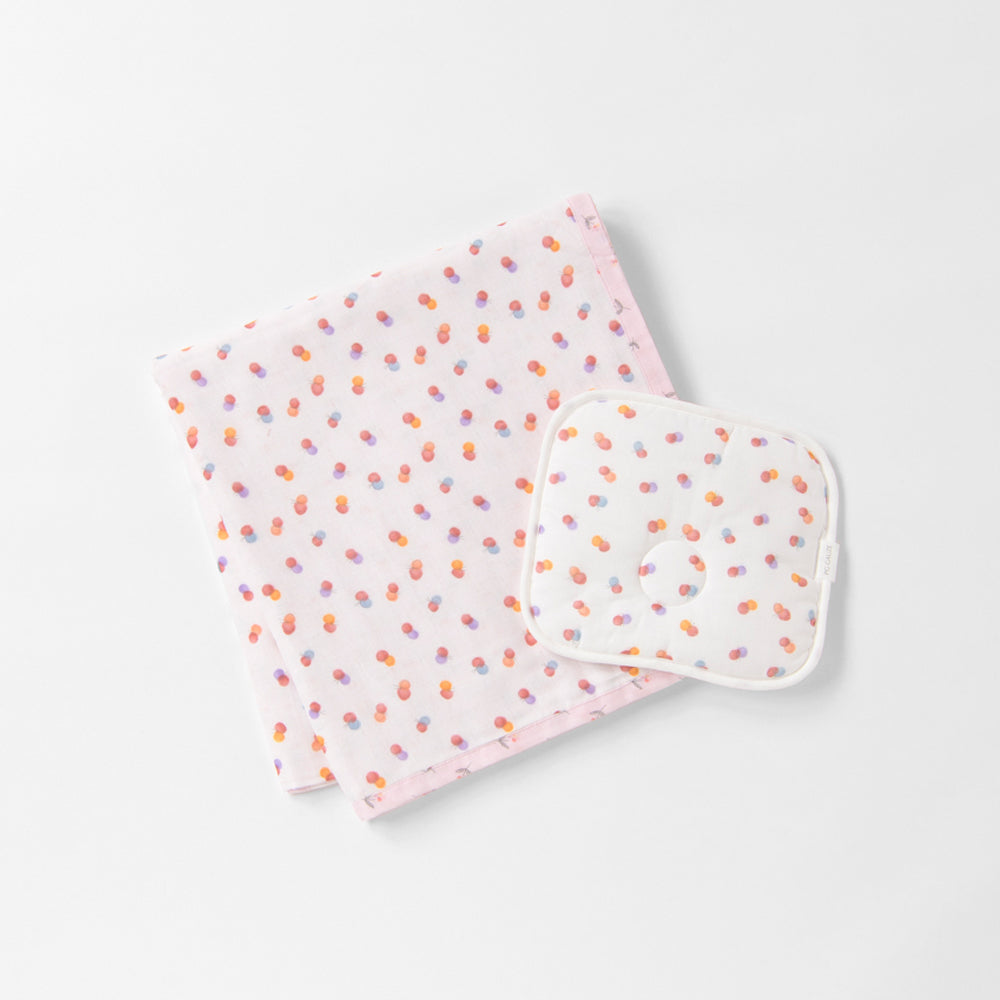 限定ベビーギフトセット<br>ブランケットL＆ベビー枕　箱代込