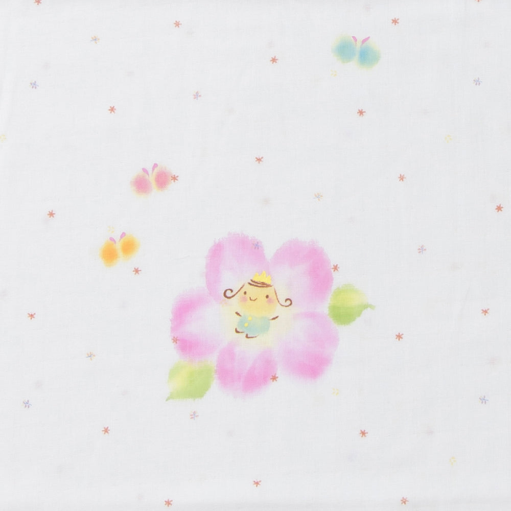 ガーゼブランケット＆ハンカチ<br>手描ひめ