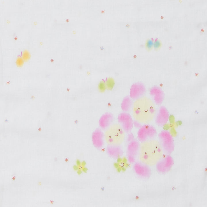 ガーゼブランケット＆ハンカチ<br>手描ひめ