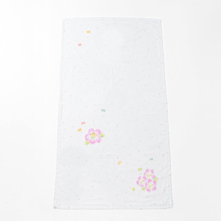 ガーゼブランケット＆ハンカチ<br>手描ひめ