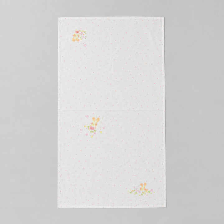 Blanket hand drawn rabbit swing 
