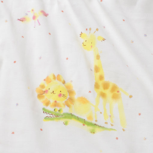 ガーゼブランケット<br>手描ジャングル