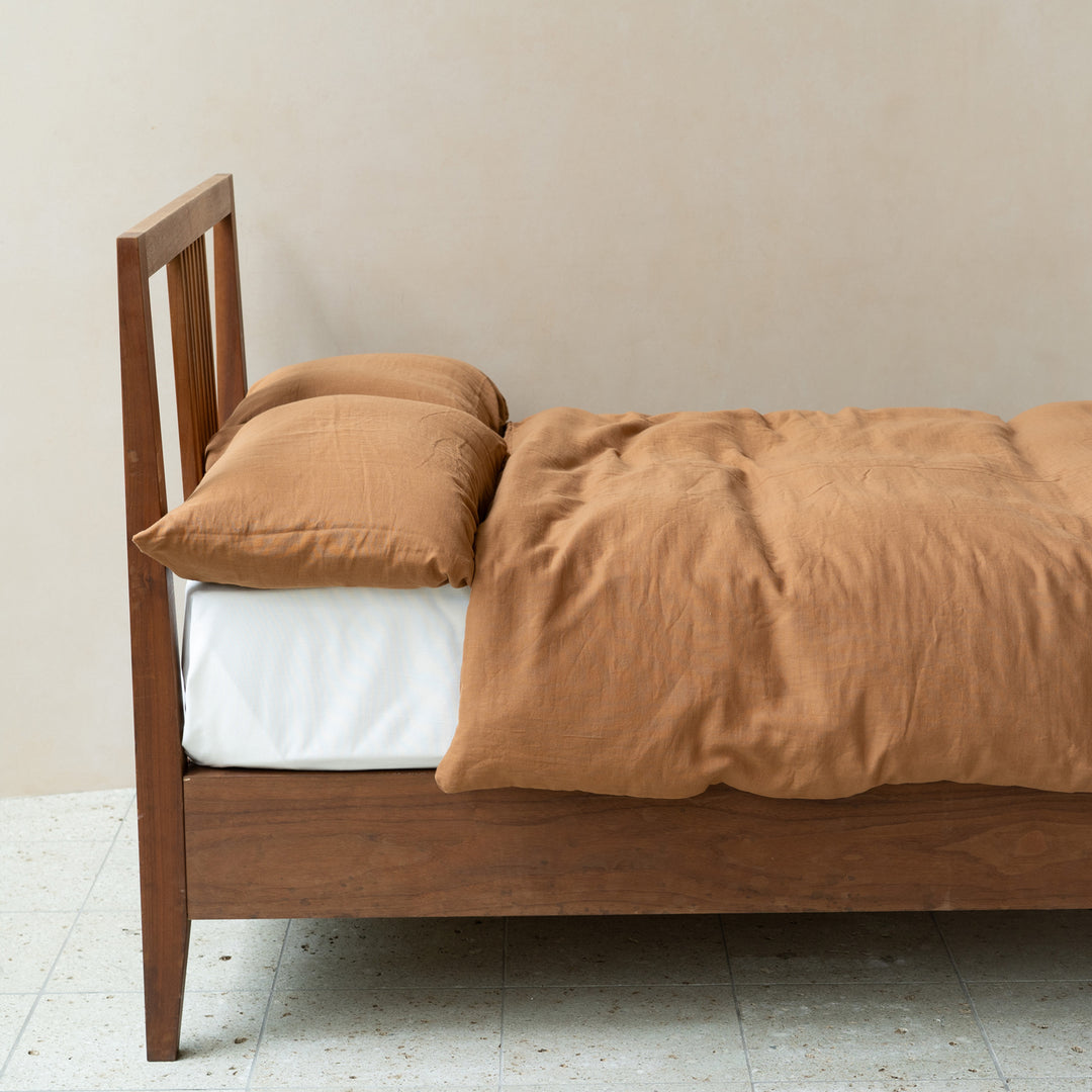 布団カバー＆枕カバー<br>ブラウン