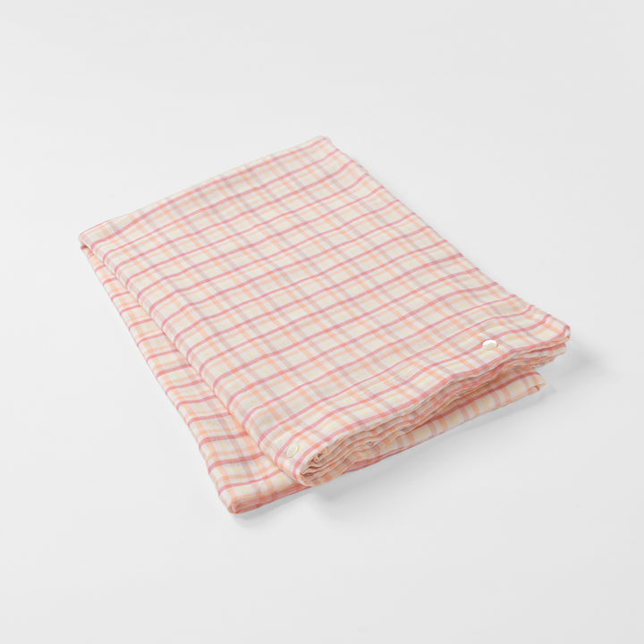 布団カバー＆枕カバー<br>ピンクチェック