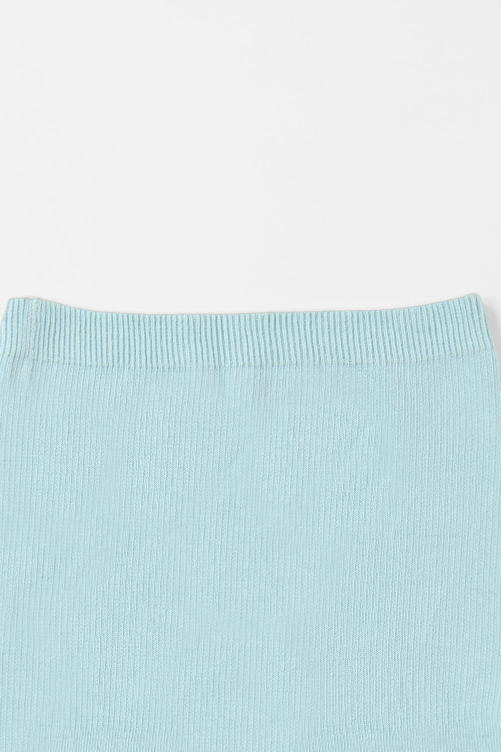 ニットパンツ<br>水色