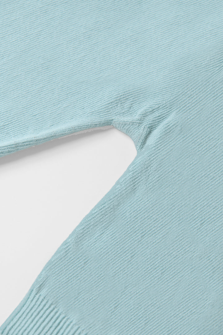 ニットパンツ<br>水色