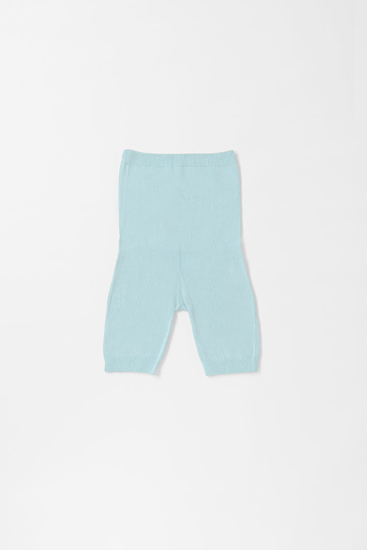 ニットパンツ<br>水色