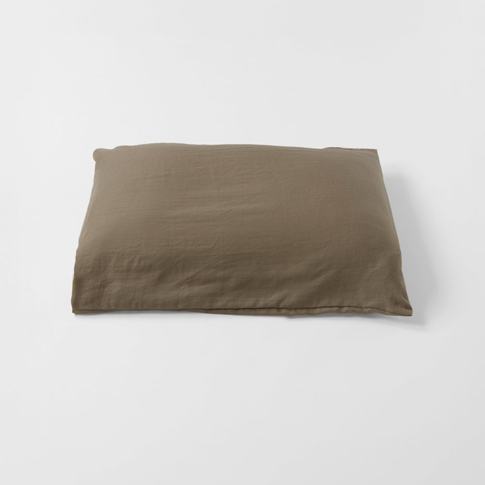 布団カバー＆枕カバーブラウングレー – PG GAUZE