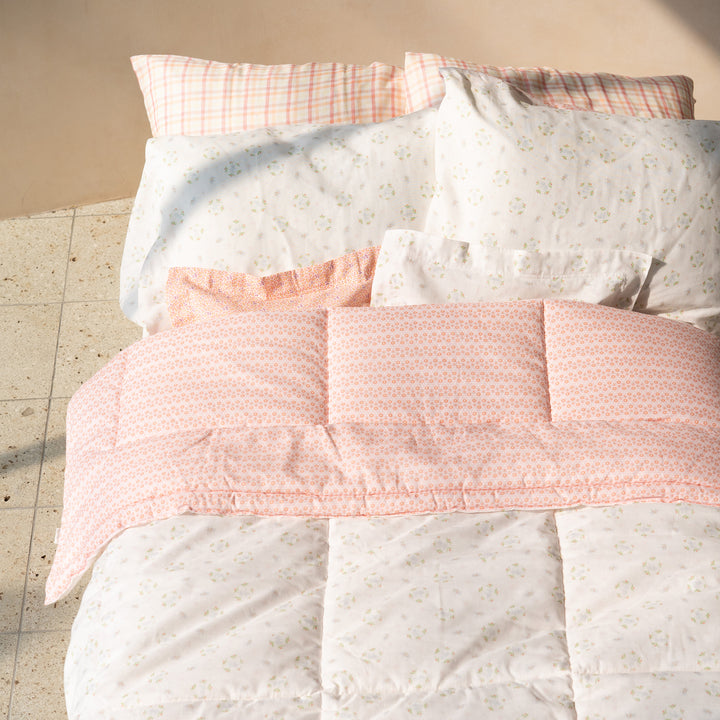 Thin cotton futon Heart cherry 