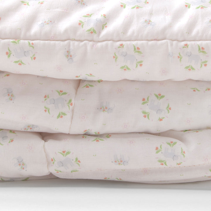 薄綿布団　ぞう花