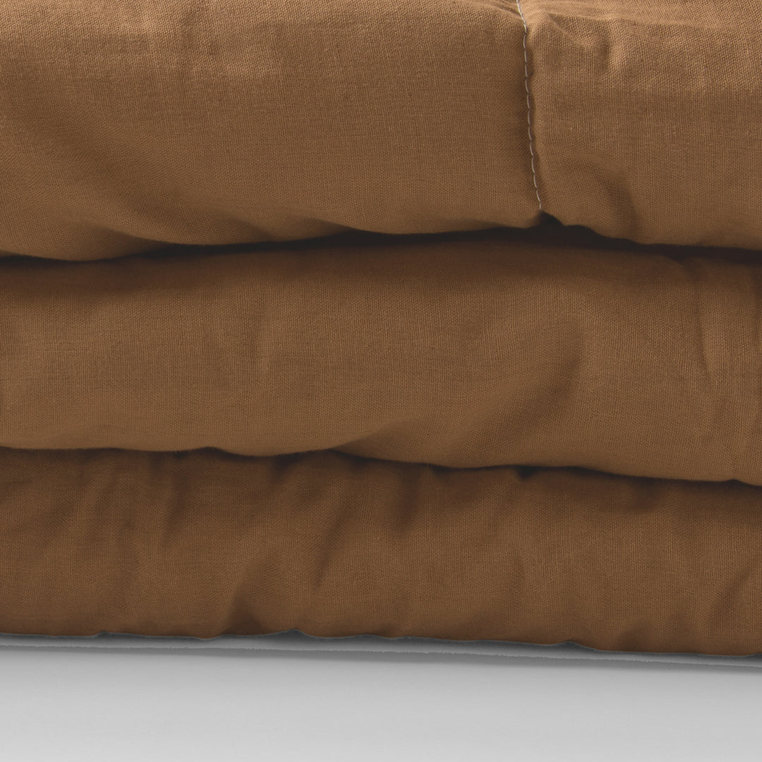 薄綿布団　ブラウン