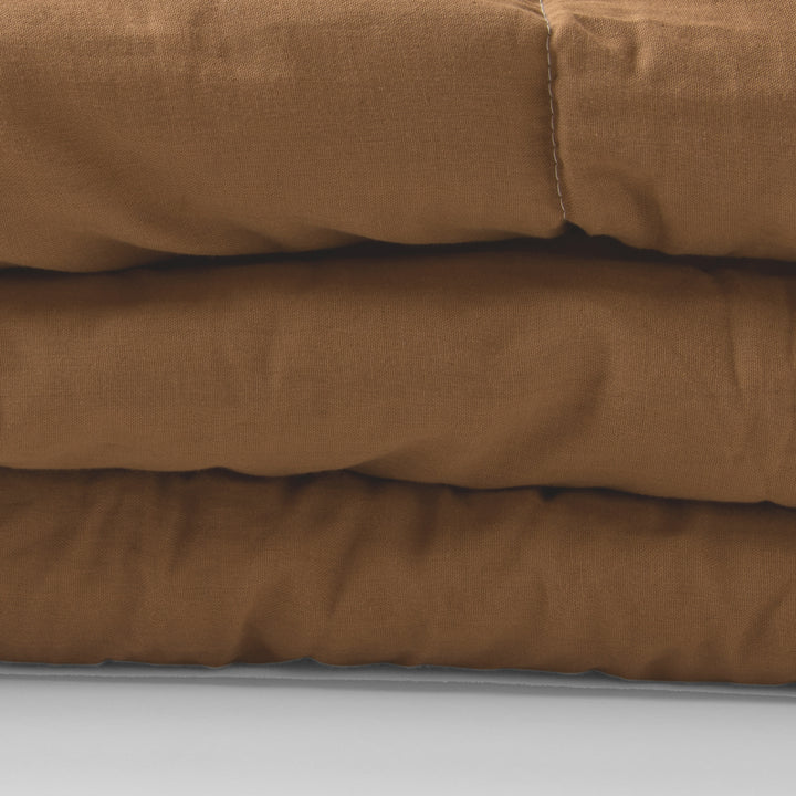 薄綿布団　ブラウン