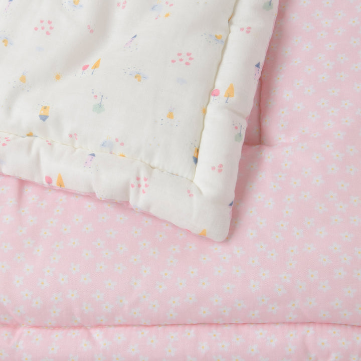 Thin cotton futon Heart cherry 