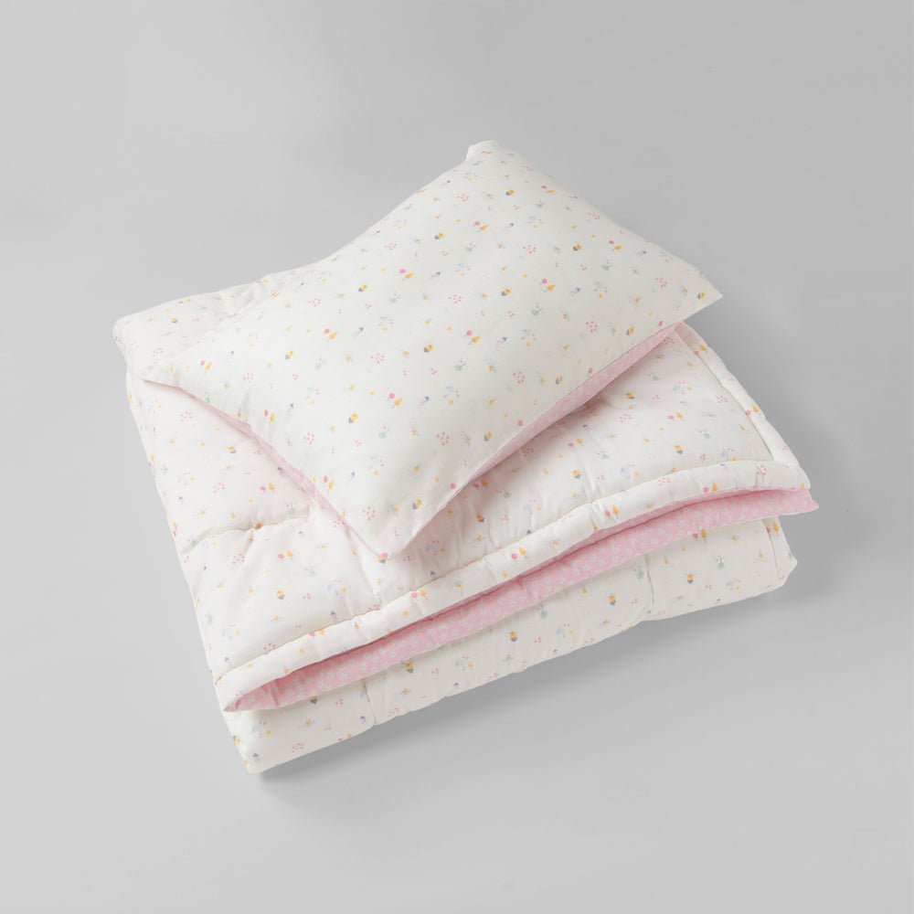 Thin cotton futon Heart cherry 