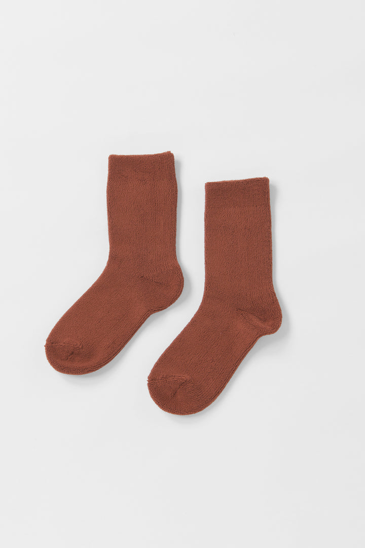 表パイルソックス<br>ブラウン
