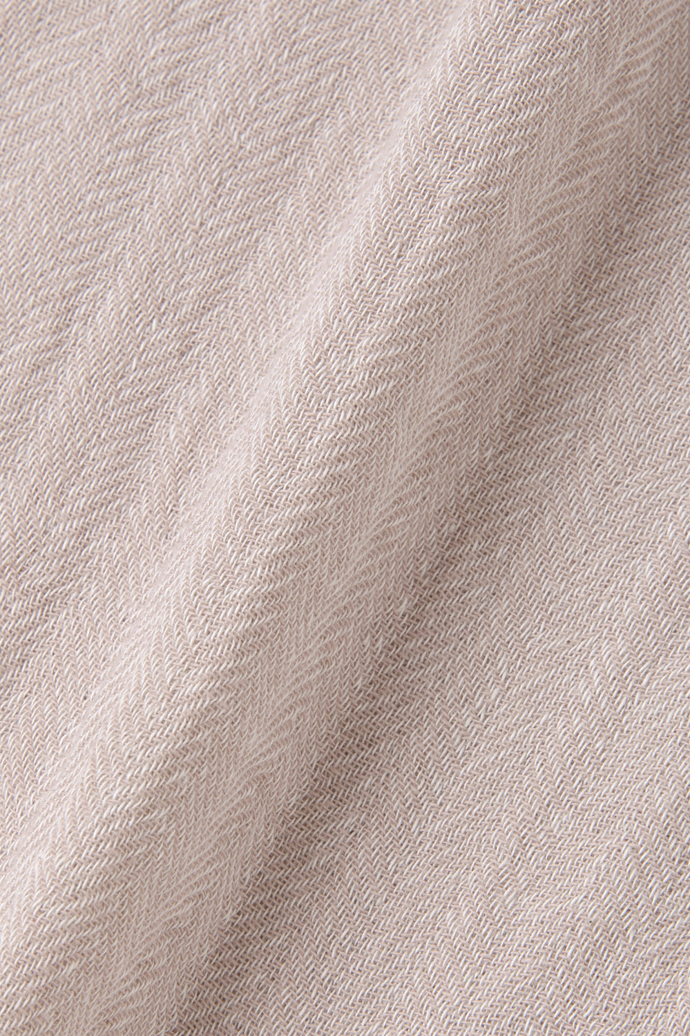 ハイネックベスト<br>ワッフルヘリンボン<br>ピンク