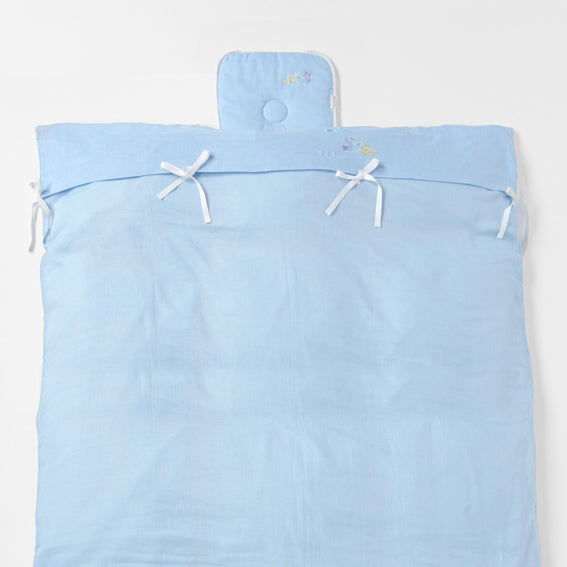 布団カバー＆ベビー枕<br>手描＆手刺繍peace