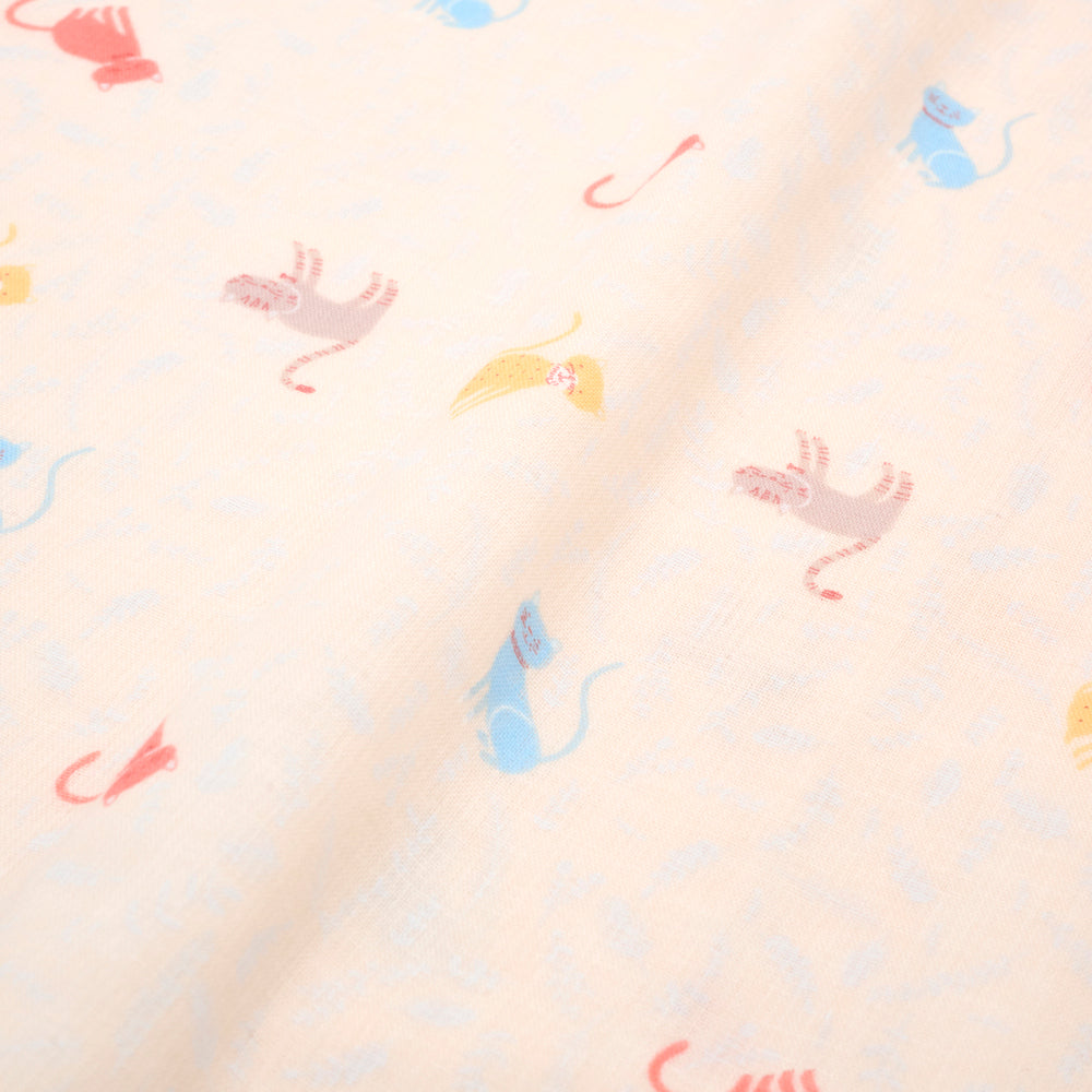 あたたかいガーゼパジャマ<br>ねこ<br>110-150㎝