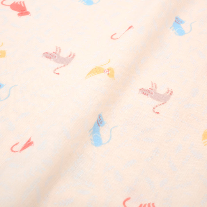 あたたかいガーゼパジャマ<br>ねこ<br>110-150㎝