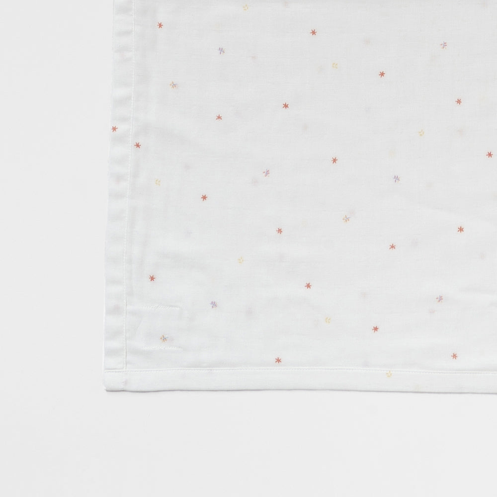 ガーゼブランケット<br>手描うさぎ親子