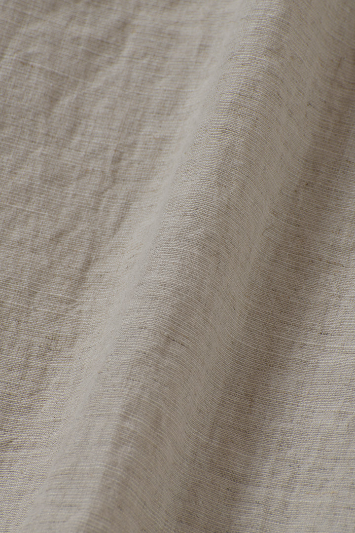 Aラインワンピース<br>コットンラミー<br>生成