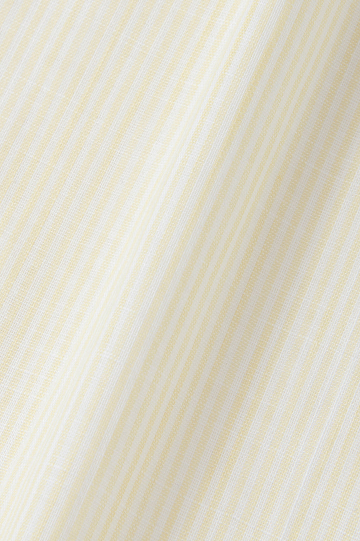 Warm gauze pajamas ladies lemon stripe 