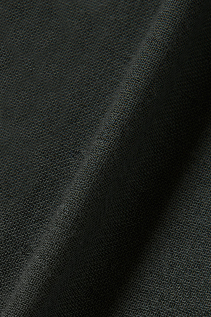 あたたかいガーゼハイネックパジャマ<br>メンズ<br>カーキ