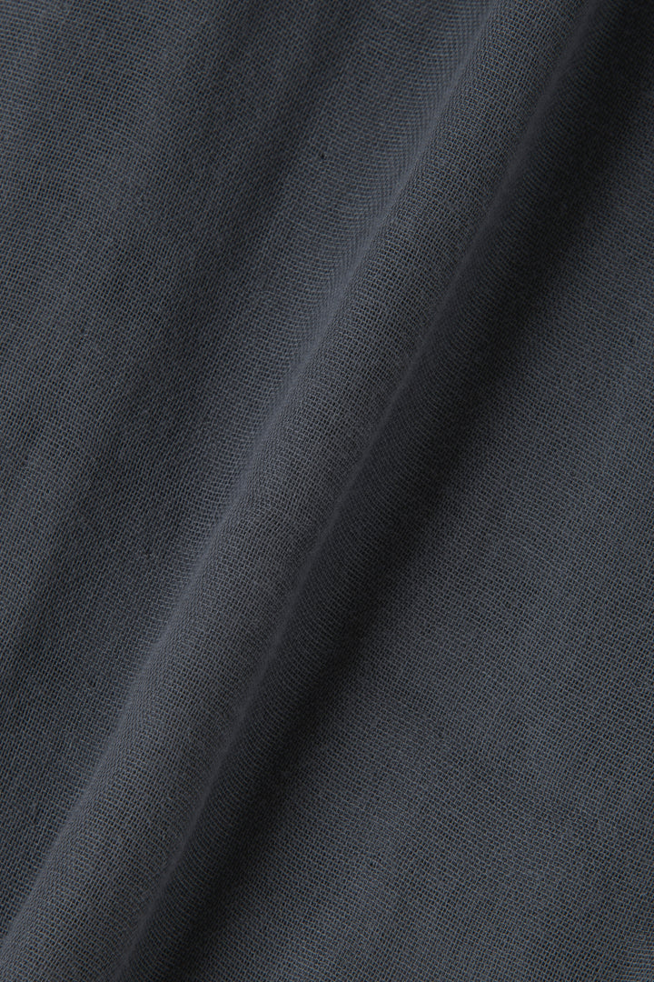 Aラインワンピース<br>綿ワッシャー<br>グレー