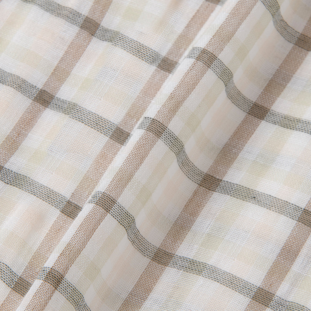 布団カバー＆枕カバー<br>ブラウンチェック