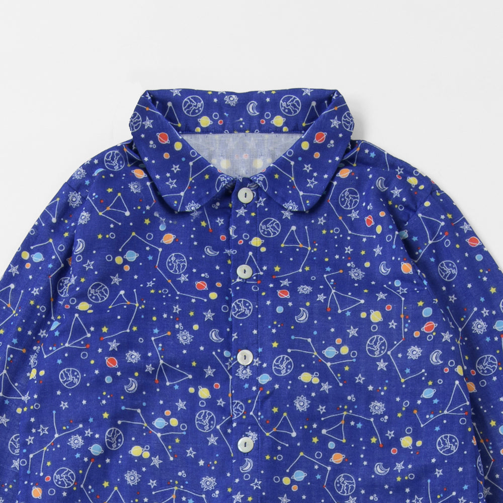 ガーゼパジャマ<br>宇宙　150cm