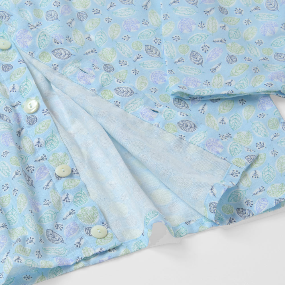 ガーゼパジャマ<br>葉っぱ　150cm