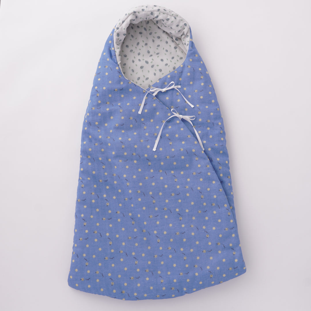 送料無料 ブルーの星空×スペース柄 襟付きスタイ ベビー・キッズ（デモ