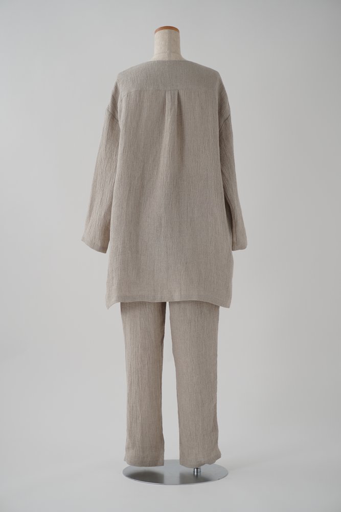 セットアップワッフル綿麻 生成 – PG GAUZE 