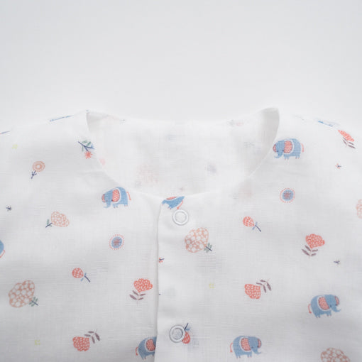 winter romper baby elephant 