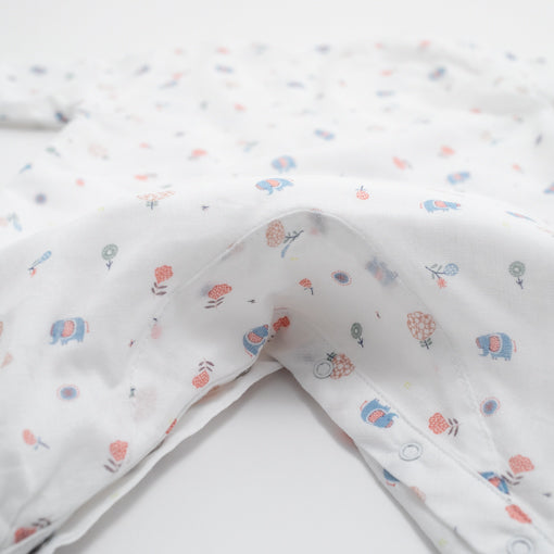 winter romper baby elephant 