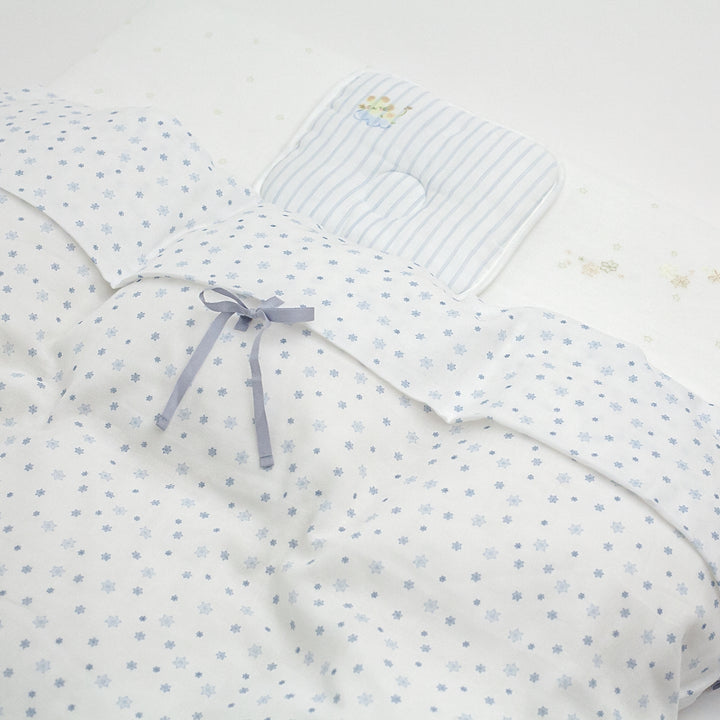 ベビーボックスシーツ<br>手刺繍　小紋