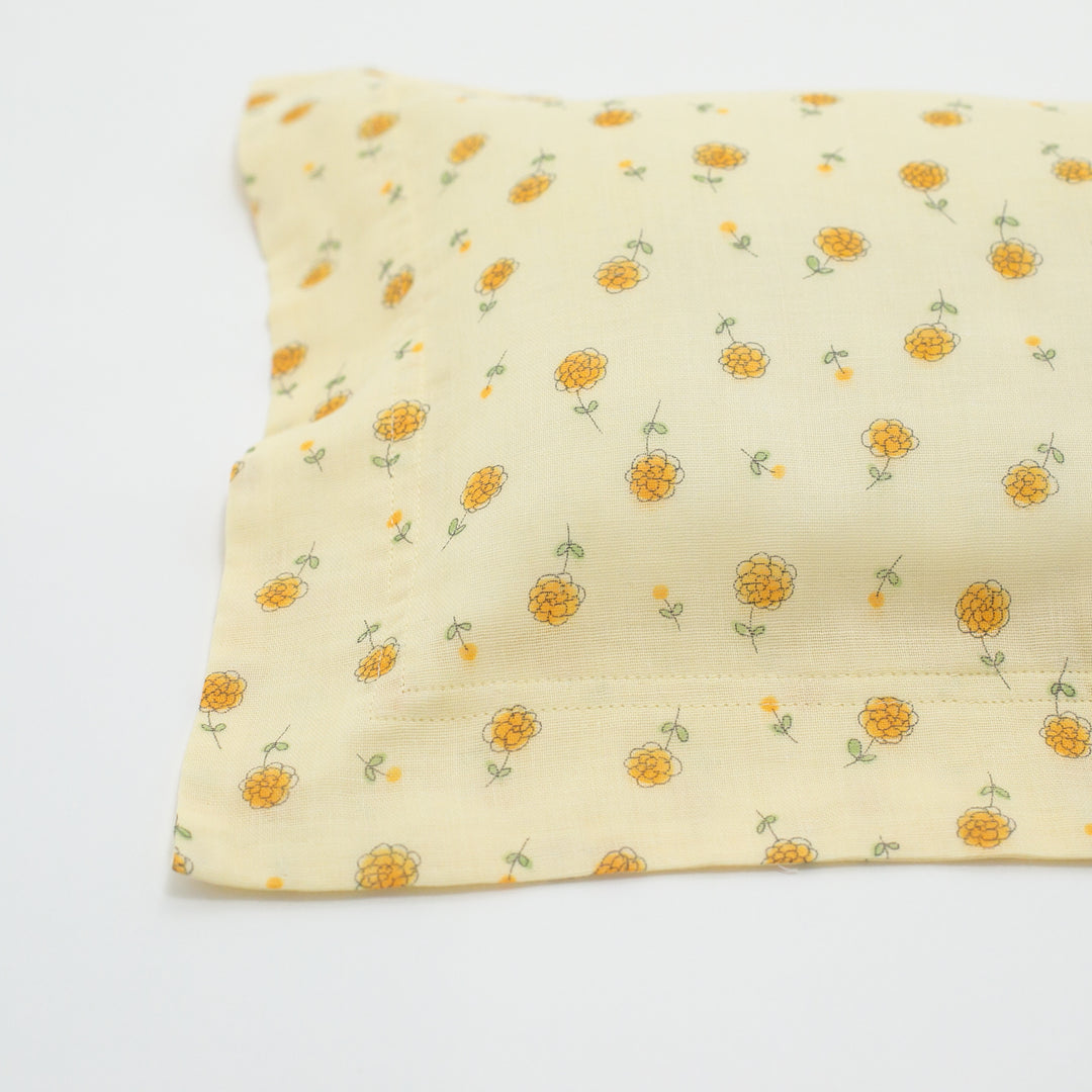 お昼寝枕　黄色花