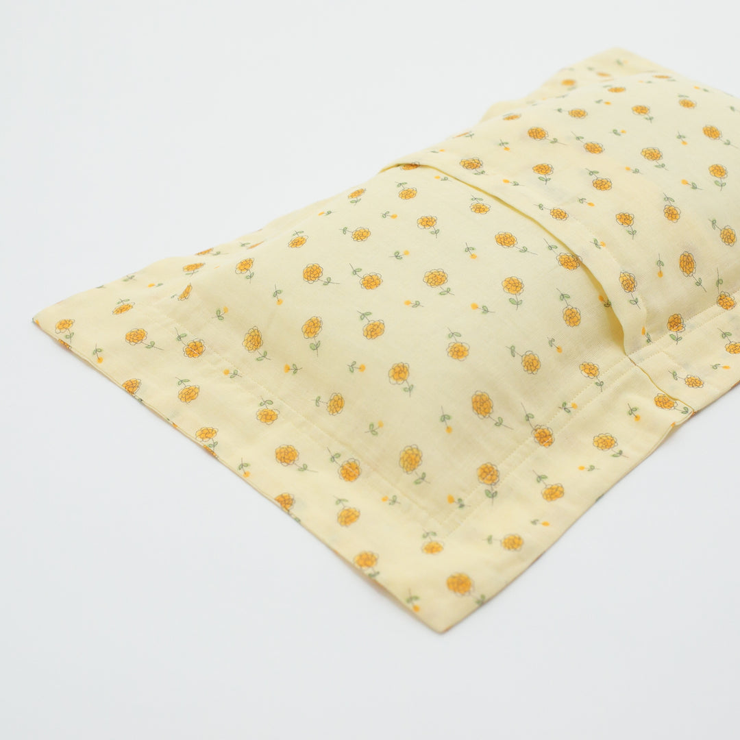 お昼寝枕　黄色花