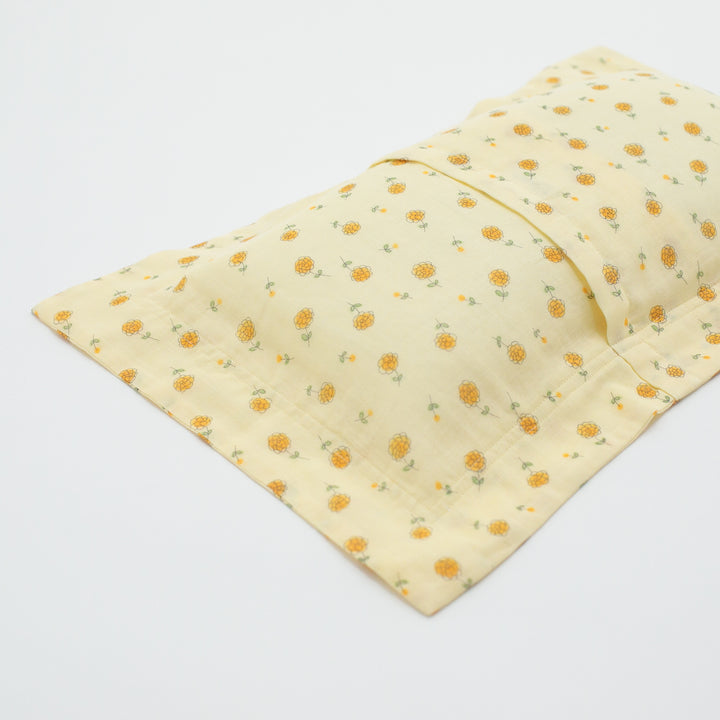 お昼寝枕　黄色花