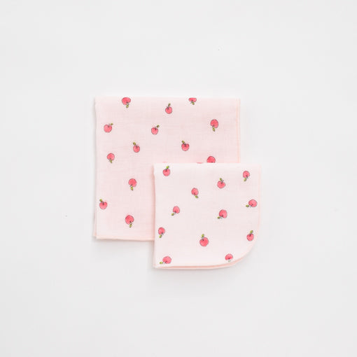 ガーゼハンカチ りんご – PG GAUZE