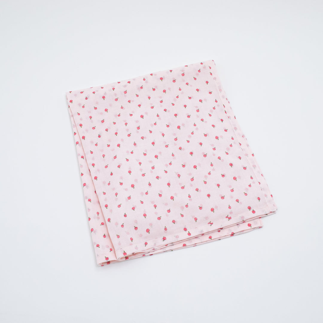 ガーゼ薄手ブランケット &てぬぐい<br>りんご