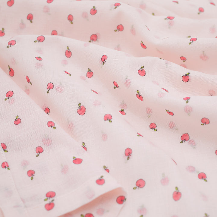 ガーゼ薄手ブランケット &てぬぐい<br>りんご